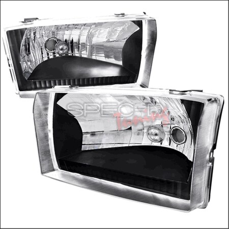 Overtime Black Housing Headlight for 99 to 04 Ford F250 OV3201460